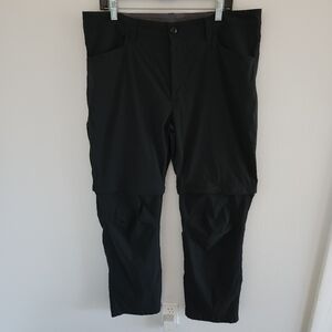 Eddie Bauer Lightweight Convertible Hiking Pants Black Men's 40x32